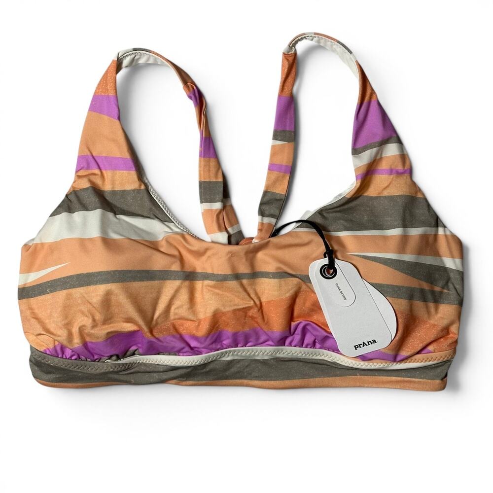 Prana Mallorca Bikini Top Womens Size XL Waves Swimwear NWT
